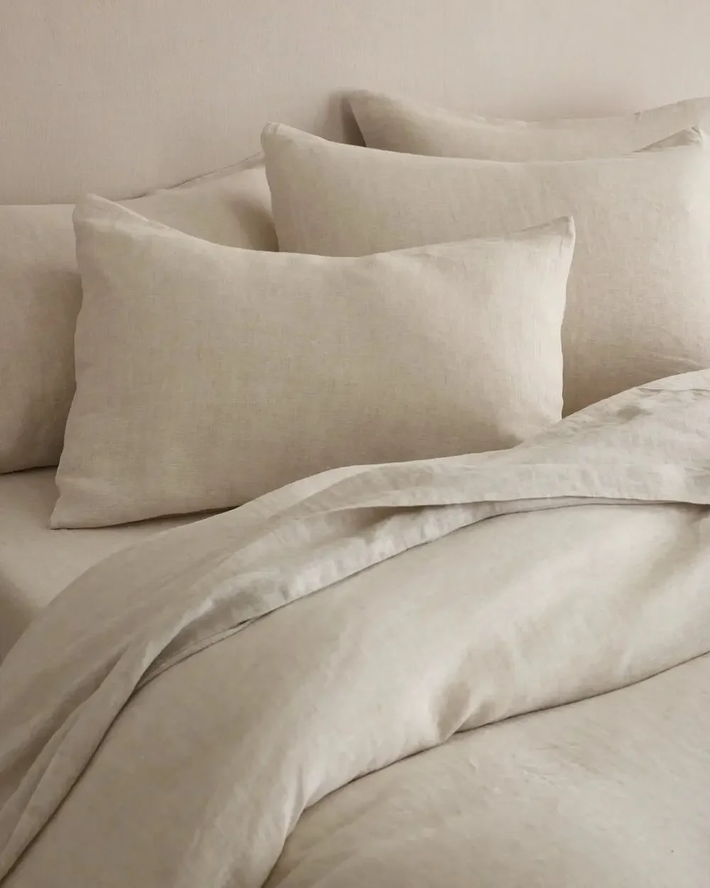 Quince European Linen Standard Pillowcase Natural Chambray NWOT